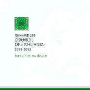 Research council of lithuania:   +