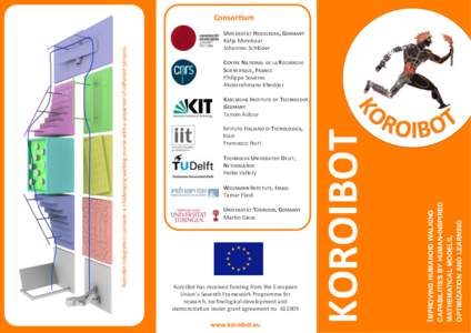   www.koroibot.eu	
   OPTIMIZATION AND LEARNING  KoroiBot	
  has	
  received	
  funding	
  from	
  the	
  European	
  