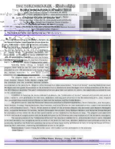 The Torchbearer • }ahagir St. John Armenian Church of Greater DetroitNorthwestern Highway • Southfield, MI3405 (phone) • fax) • www.stjohnsarmenianchurch.org