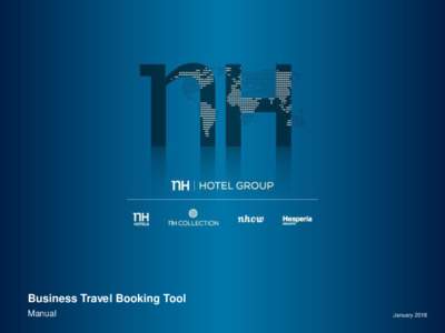 Business Travel Booking Tool Manual January 2018  Agenda