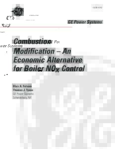 GERCombustion Modification: An Economic Alternative for Boiler NOx Control