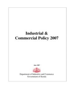 Microsoft Word - Industrial & Commercial Policy 2007-June 2007.doc