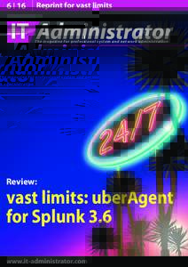 6 I 16  Reprint for vast limits The magazine for professional system and net work administration