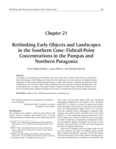 Rethinking Early Objects and Landscapes in the Southern Cone  359 Chapter 21 Rethinking Early Objects and Landscapes