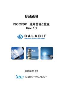 BalaBit ISO 27001 運用管理と監査 Rev
