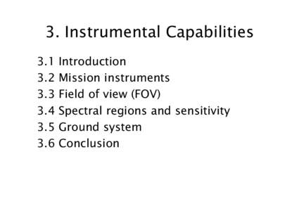 3. Instrumental Capabilities
