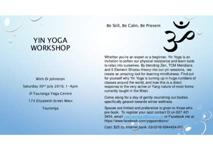 Microsoft PowerPoint - Yin Yoga Workshop July 16