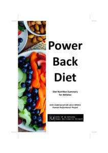    Power  Back  Diet   
