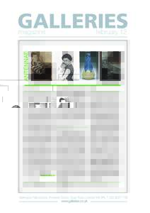 GALLERIES magazine february 12  ANT ENNAE