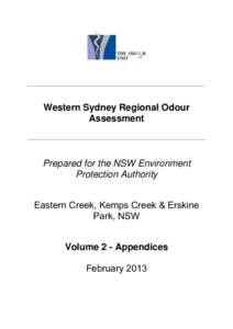 Western Sydney Regional Odour Assessment Pt4