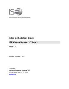 Microsoft Word - ISE Cyber Security Index Methodology Guide v1.1