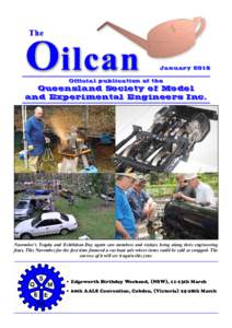 January 2016 Official publication of the Queensland Society of Model and Experimental Engineers Inc.