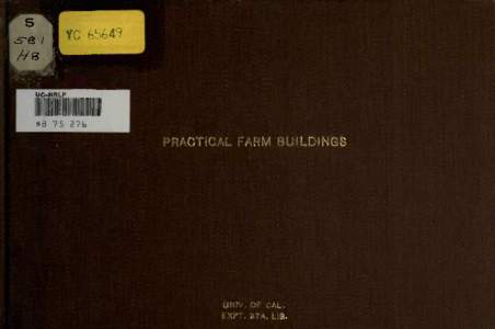 AGRIC. DEFT,  PRACTICAL FARM BUILDINGS Practical