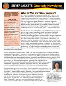 Silver Jackets Quarterly Newsletter: March 2010