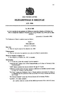 515  ANNO TRlCESlMO SEPTIMO ELIZABETHAE II REGINAE A.D. 1988