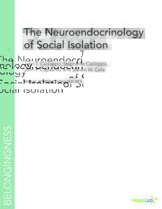 The Neuroendocrinology of Social Isolation
