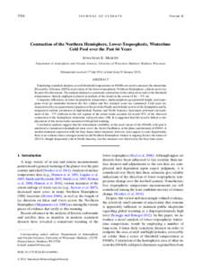 3764  JOURNAL OF CLIMATE VOLUME 28