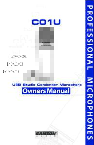 USB Studio Condenser Microphone  PROFESSIONAL MICROPHONES C01U