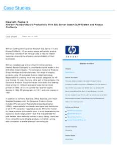 Microsoft Case Studies: Hewlett-Packard