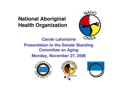 National Aboriginal Health Organization