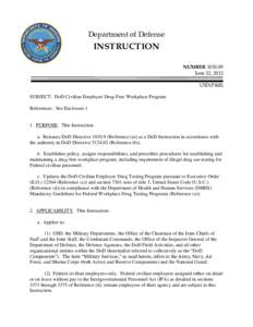 DoD Instruction[removed], June 22, 2012