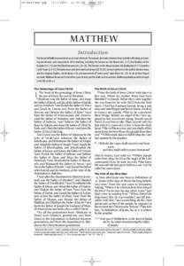 ESV Outreach Edition Sample Pages