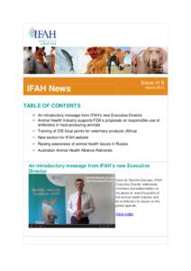 Issue nr 6  IFAH News March 2014