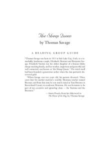 Literature / Thomas Savage / Savage / Annie Proulx