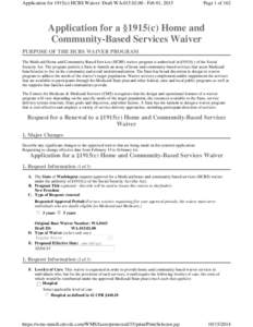 Draft New Freedom Waiver Renewal Application Oct 2014