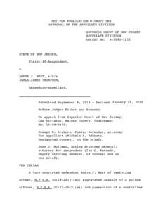 NOT FOR PUBLICATION WITHOUT THE APPROVAL OF THE APPELLATE DIVISION SUPERIOR COURT OF NEW JERSEY APPELLATE DIVISION DOCKET NO. A-3093-12T2