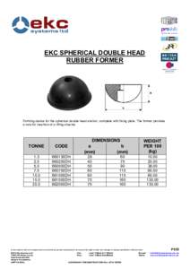 Microsoft Word - PS55 SPHERICAL DOUBLE HEAD RUBBER FORMER