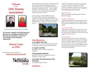 Welcome to the UNL Parents Association!