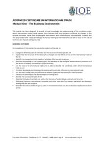 acit-syllabus-business-environtment