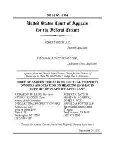 , -1364  United States Court of Appeals for the Federal Circuit ROBERT BOSCH LLC, Plaintiff-Appellant,