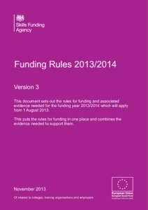 Funding RulesVersion 3