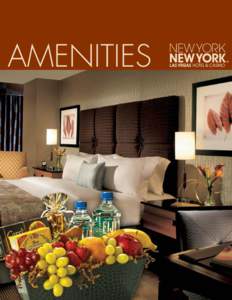 AMENITIES  Thank you for your interest in our selection of Room Service amenities.