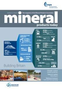 mineral Summer 16 Issue 13  The magazine of the Mineral Products Association