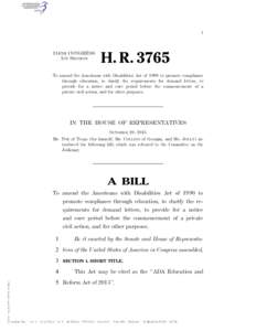 I  114TH CONGRESS 1ST SESSION  H. R. 3765