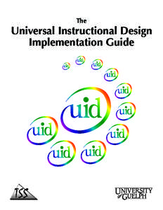 The  Universal Instructional Design Implementation Guide  Credits