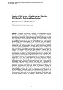 Microsoft Word - c3_Fusion of Airborne LiDAR Data and Satellite SAR Data for Building Classification.doc