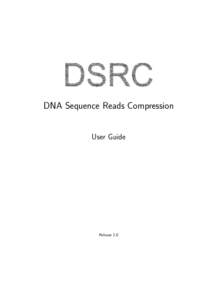 DNA Sequence Reads Compression User Guide Release 2.0  Contents