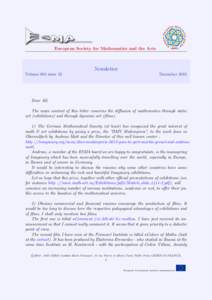 Esma Newsletter December 2013 pdfsubject=Newsletter2013-13 pdfkeywords=Esma Newsletter December 2013 pdfcreator=PDFLaTeX