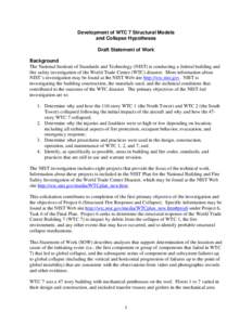 Microsoft Word - Draft SOW WTC 7- 3 Jan 06.doc