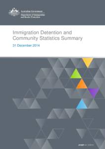 Immigration Detention and Community Statistics Summary 31 December 2014 About this report This report provides an overview of the number of people in immigration detention and Offshore Processing Centres as