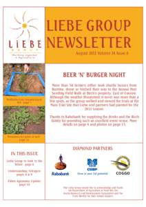 LIEBE GROUP NEWSLETTER August 2011 Volume 14 Issue 6 Profitable Crop Sequencing in WA : page 7