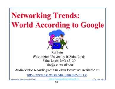 Networking Trends: World According to Google