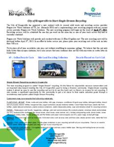 Single-Stream Recycling comes to Pflugerville