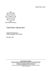 Draft Standard for a United States National Grid (USNG) for Spatial Addressing