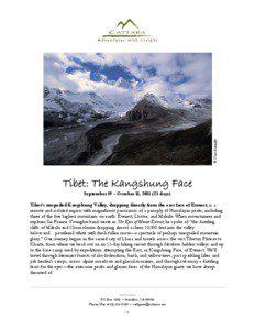 © Vassi Koutsaftis  Tibet: The Kangshung Face