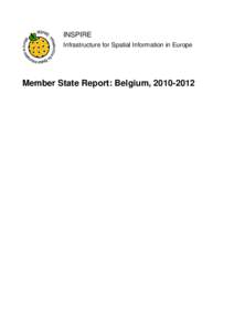 INSPIRE Infrastructure for Spatial Information in Europe Member State Report: Belgium,   Title